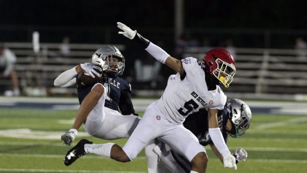 Marion-Franklin's Dawayne Galloway on Friday, August 18, 2023.